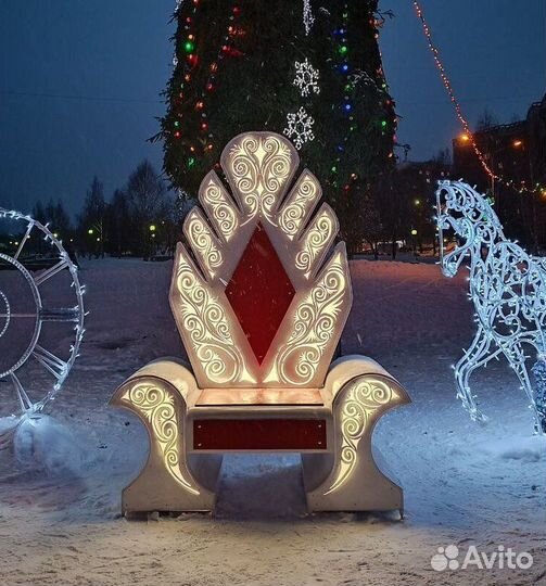 Трон Деда Мороза 