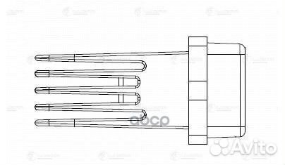 Резистор электровентилятора отопителя LFR 1750