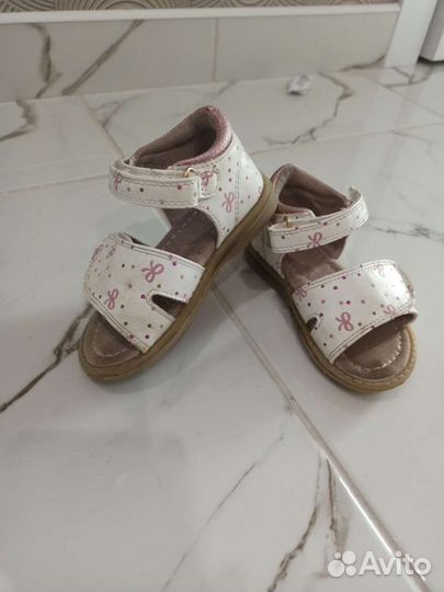 Сандали для девочки размер 22