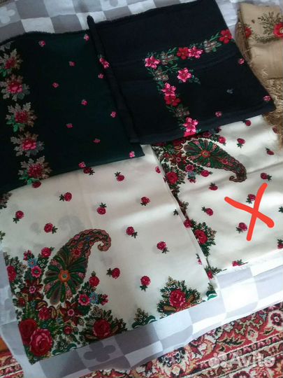 Платок шаль шерсть