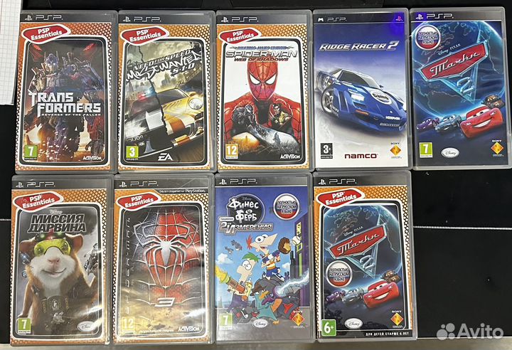 Диски на psp