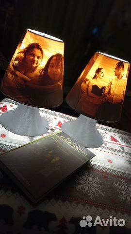 Лампа настольная с вашим фото