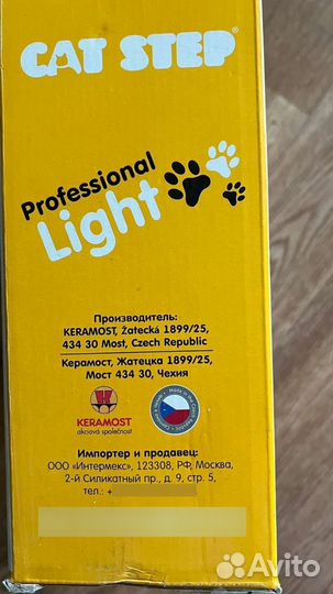 Наполнитель для кошачьего туалета Cat step