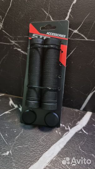 Грипсы STG SZ-100B, 125 мм, черный