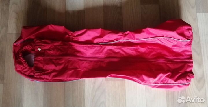 Комбинезон дождевик для собаки такса девочка