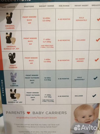 Эргорюкзак Ergobaby