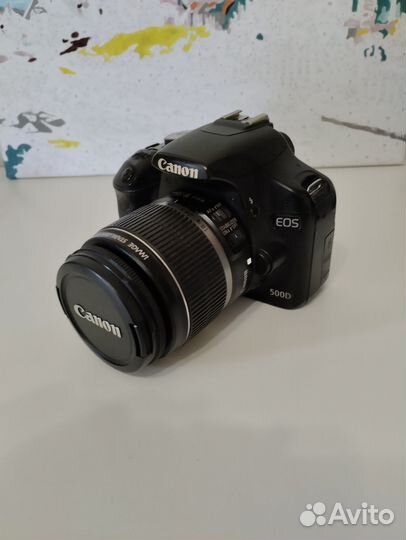 Зеркальный фотоаппарат canon 500d
