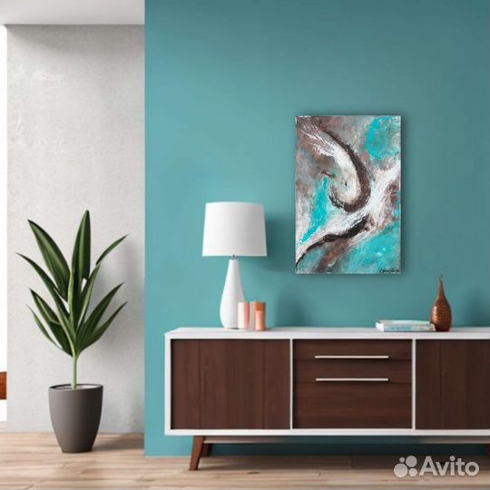 Интерьерная картина акрилом на холсте