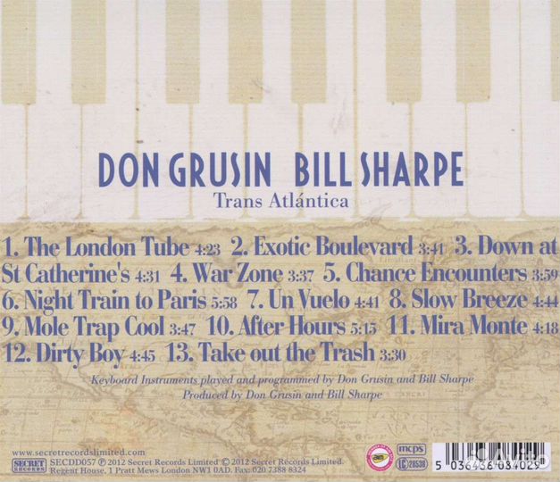 Don Grusin Bill Sharpe - Trans Atlantica Geography (2 CD)