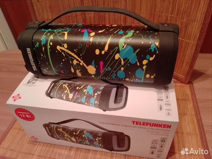 Блютуз колонка telefunken