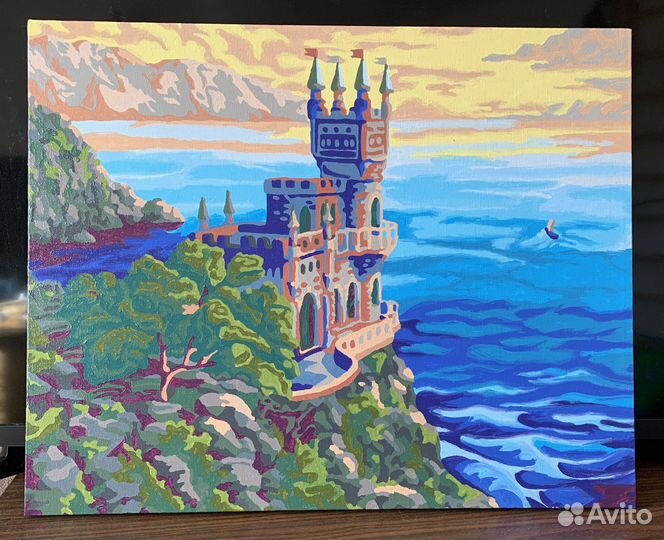 Картина по номерам готовая