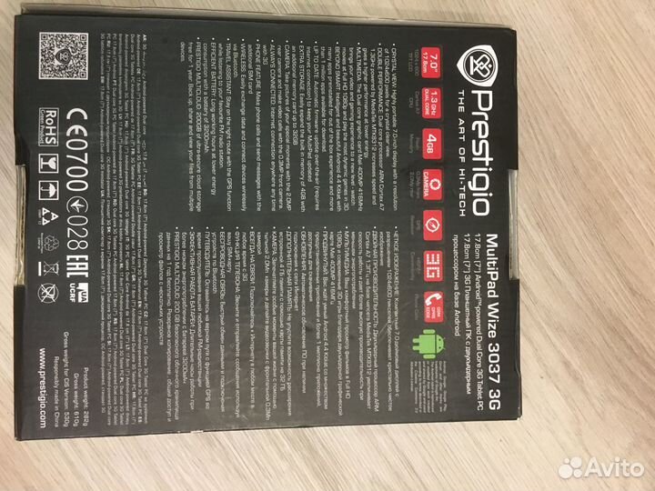 Планшет prestigio multipad wize 3037 3g