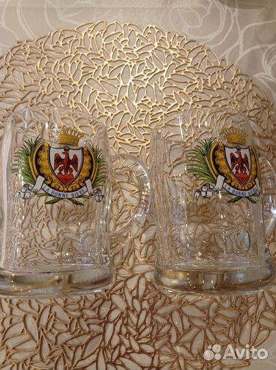 Кружки пивные, б/у в отличном состоянии, 2 штуки