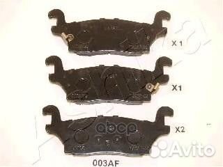 Колодки тормозные 5100003 Ashika