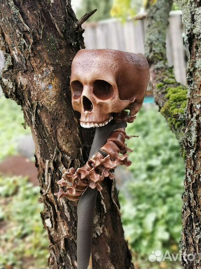 Посох с черепом, посох шамана, посох для костюма