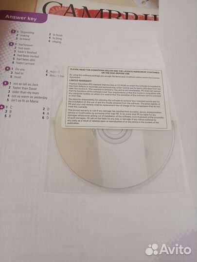 Рабочая тетрадь по английскому языку с диском