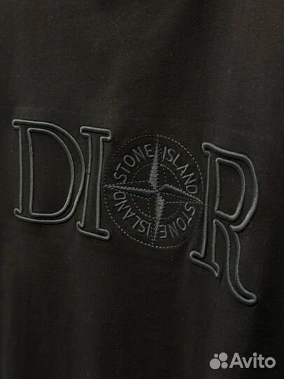 Футболка Dior & Stone Island