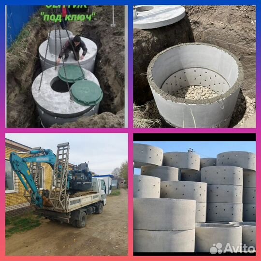 Септик за 1 день. Кольца Жби, крышки с доставкой