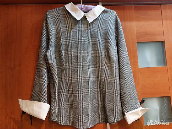 Блузка женская 48 50 серая