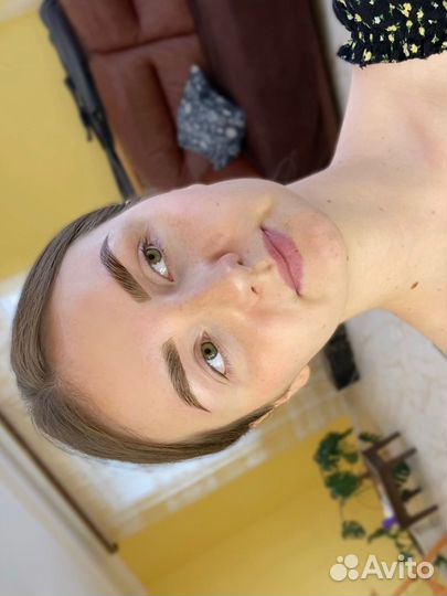 Ламинирование бровей, окрашивание бровей