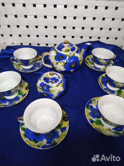 Чайный сервиз(6п),Василек'