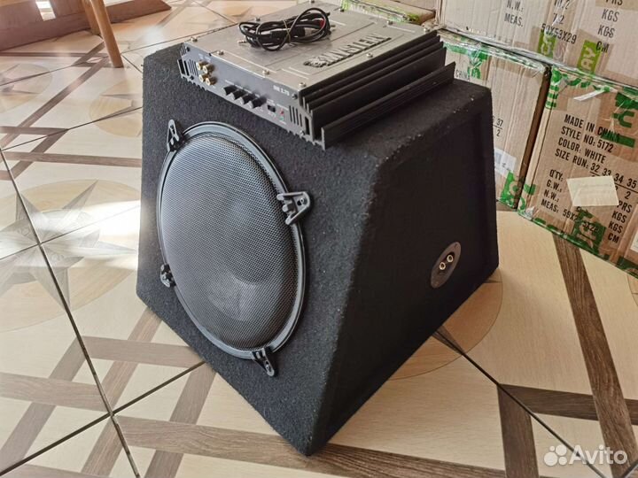 Сабвуфер и усилитель mystery 250вт