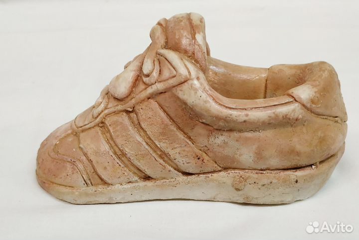 Пепельница керамическая «Башмак». Времен СССР