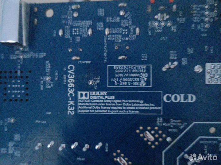 Плата cv3663c-k32 juc7.820.00258695