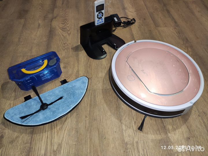 Робот пылесос ilife v7s plus