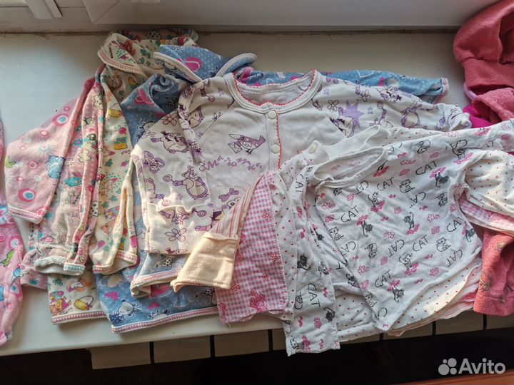 Детская одежда пакетом на девочку 0 - 6 мес