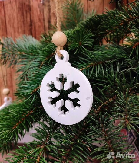 Ёлочные игрушки гипсовые