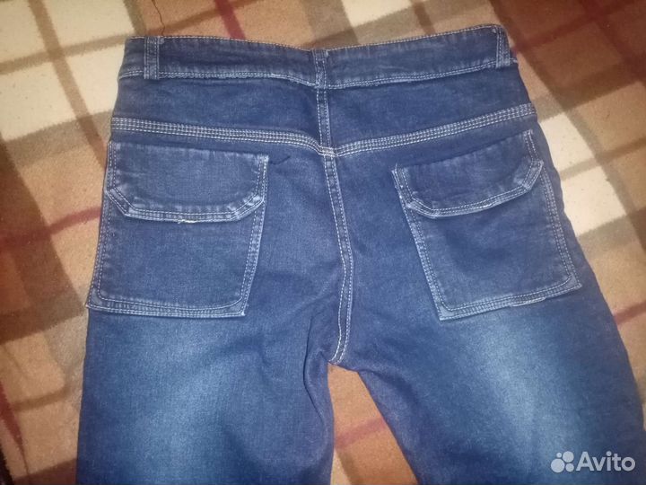 Джинсы для мальчика утеплённые