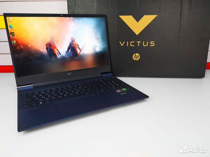 Игровой ноутбук HP Victus Ryzen + RTX