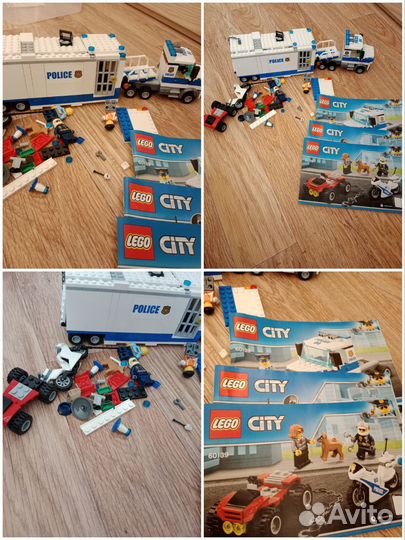 Lego city 60243, 60261, 60139, 60276