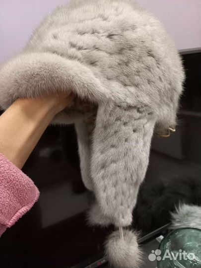 Шапка норковая женская