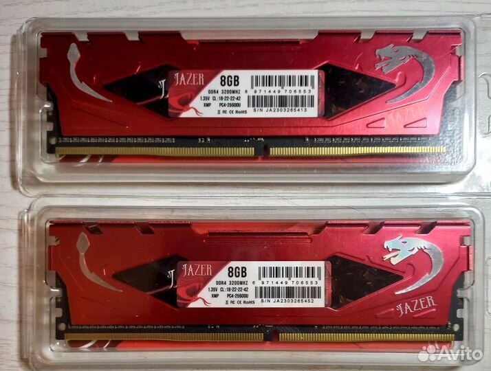 Озу DDR4 16Гб новая