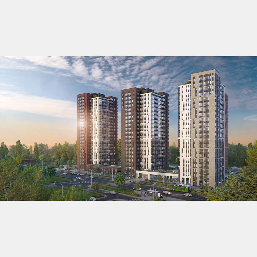 2-к. квартира, 43,5 м², 11/30 эт.