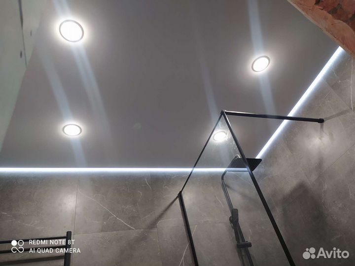 Натяжные потолки/Слив воды