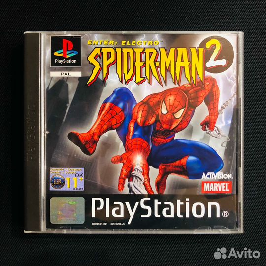 Игра PS1 лицензия Spider-Man 2: Enter: Electro