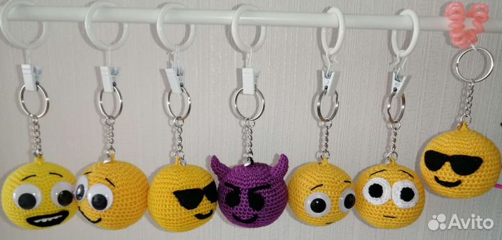 Брелочки смайлики