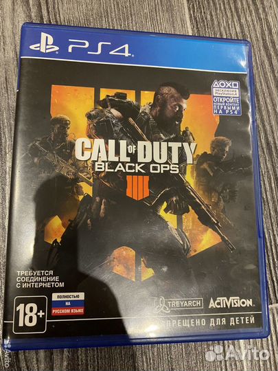 Игра для приставки Call of Duty: Black Ops4