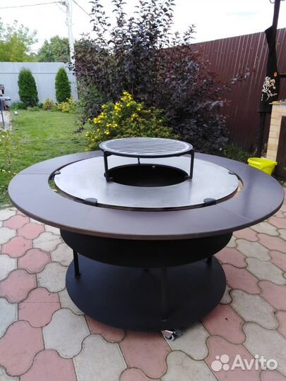 Гриль очаг Камчатка - стол для барбекю