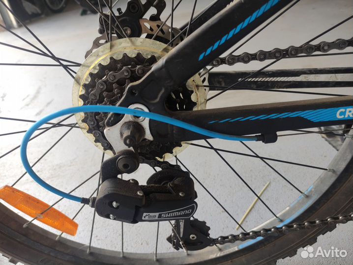 Велосипед подростковый алюминиевый диск. тормоза