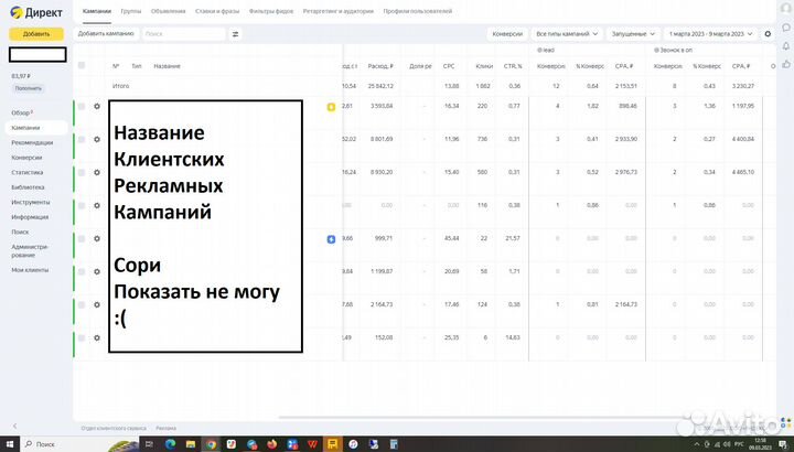 Интернет маркетолог Директолог Авитолог