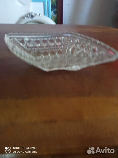 Хрустальная конфетница СССР
