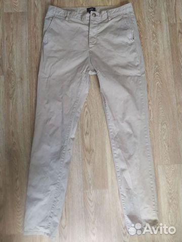Бежевые брюки H&M, 48 размер
