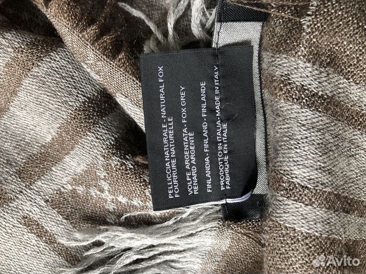 Gucci оригинал Палантин с лисой Новый