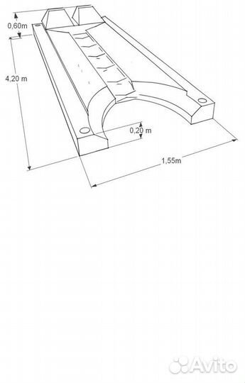 Понтон для гидроцикла (причал)