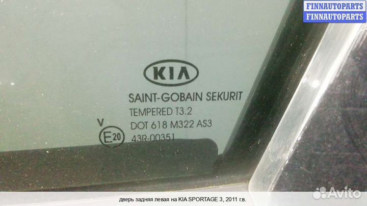 Дверь зад/лево Kia Sportage III (SL), 2011 2.0 Дизель