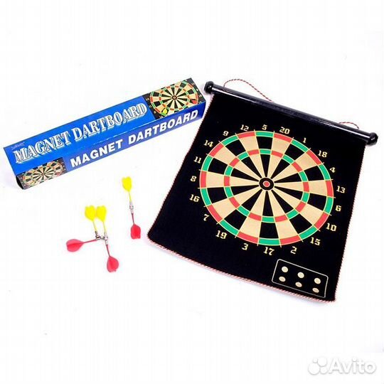 Дартс магнитный двухсторонний мишень 15
